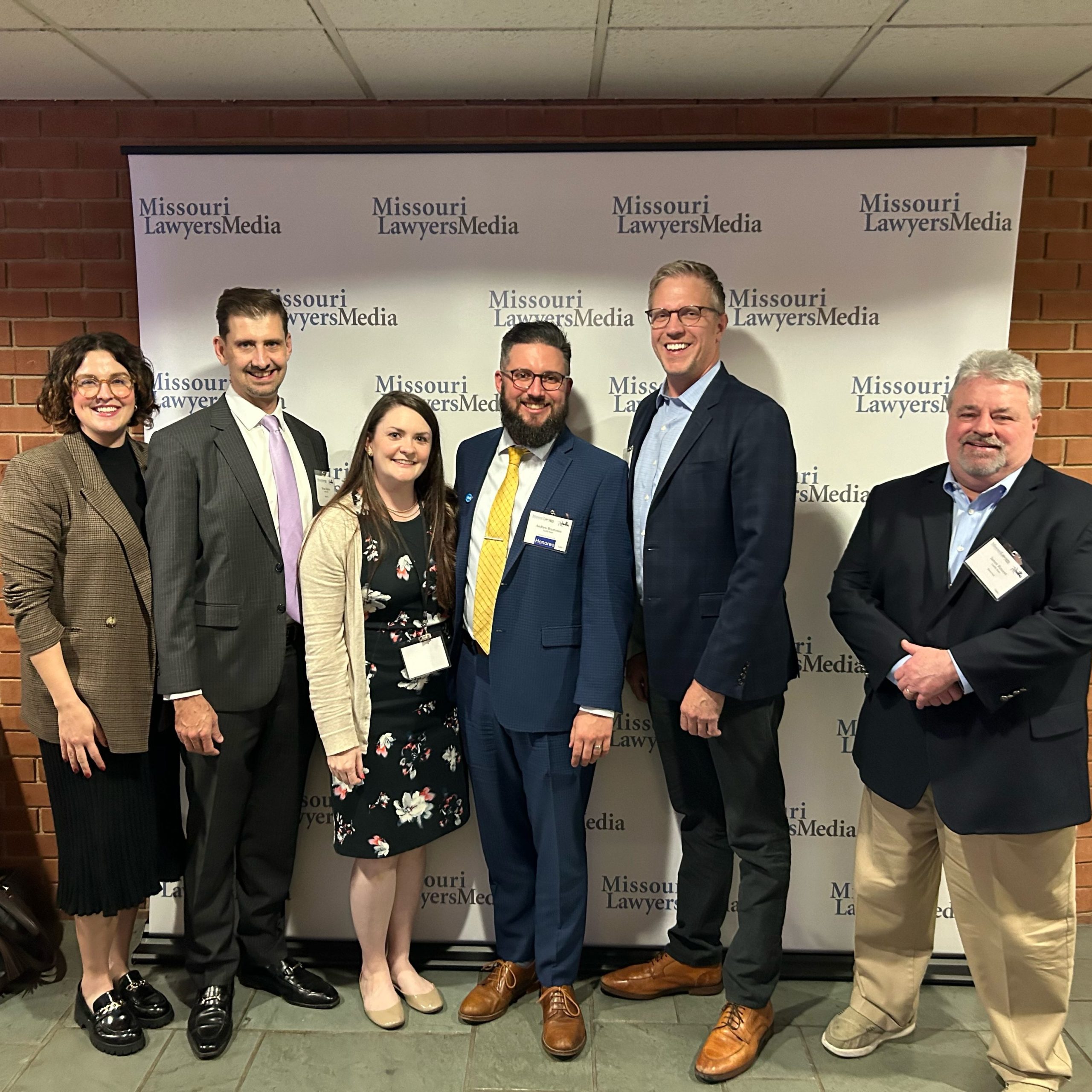 Attorney Andrew Bramman at Up & Coming Awards